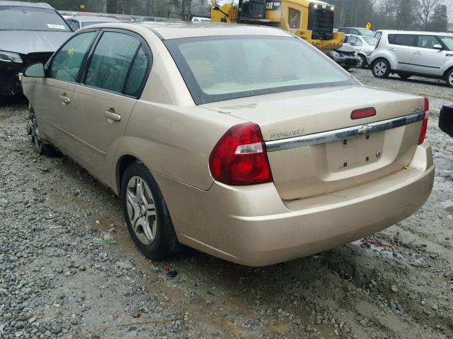 1G1ZS51886F119450 - 2006 CHEVROLET MALIBU LS GOLD photo 3