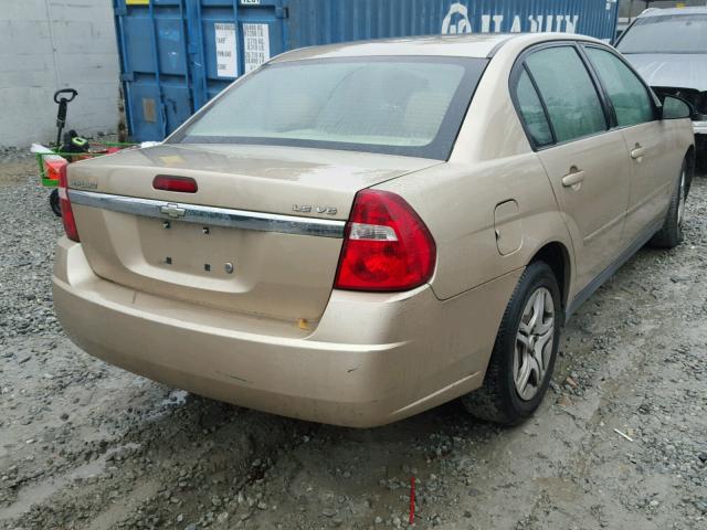 1G1ZS51886F119450 - 2006 CHEVROLET MALIBU LS GOLD photo 4
