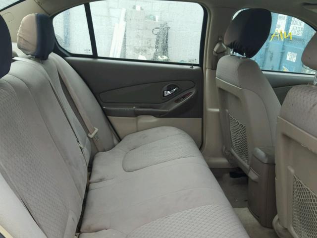 1G1ZS51886F119450 - 2006 CHEVROLET MALIBU LS GOLD photo 6