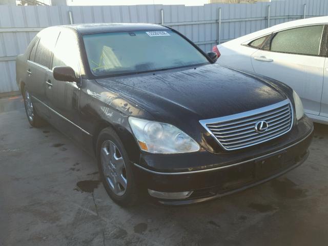 JTHBN36F040142487 - 2004 LEXUS LS 430 BLACK photo 1