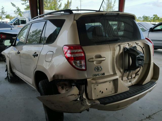 2T3KF4DV8BW105422 - 2011 TOYOTA RAV4 GOLD photo 3