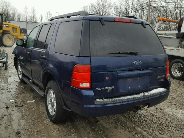 1FMZU73K85UA50741 - 2005 FORD EXPLORER X BLUE photo 3