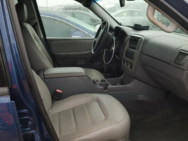 1FMZU73K85UA50741 - 2005 FORD EXPLORER X BLUE photo 5