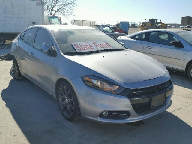 1C3CDFBB0FD404294 - 2015 DODGE DART SXT GRAY photo 1