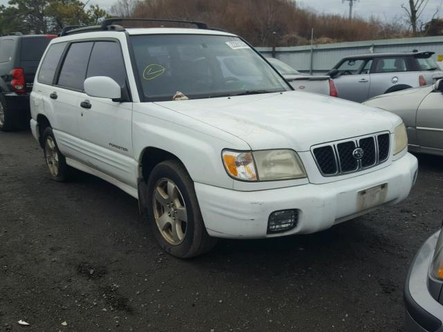 JF1SF65622H756026 - 2002 SUBARU FORESTER S WHITE photo 1