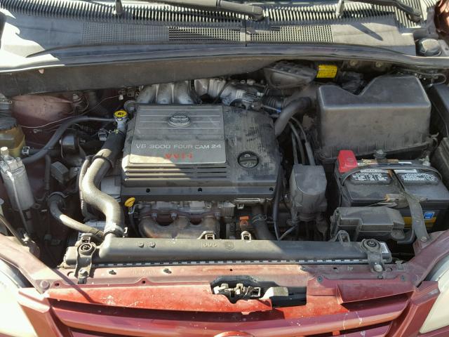 4T3ZF19C01U321817 - 2001 TOYOTA SIENNA CE BURGUNDY photo 7