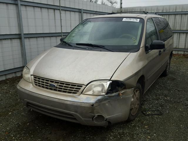 2FMZA5147YBC46634 - 2000 FORD WINDSTAR L GOLD photo 2