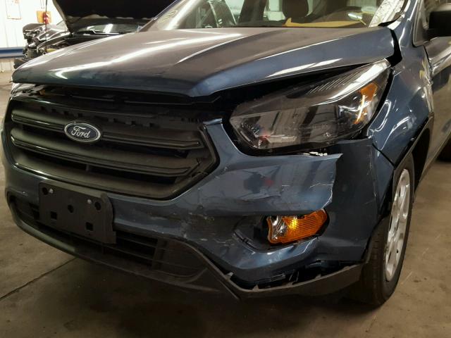 1FMCU0F7XJUA23216 - 2018 FORD ESCAPE S BLUE photo 9