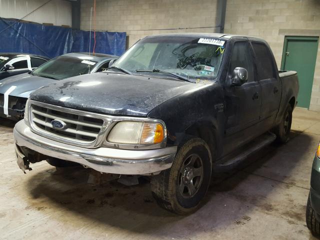 1FTRW07602KE37066 - 2002 FORD F150 SUPER BLACK photo 2