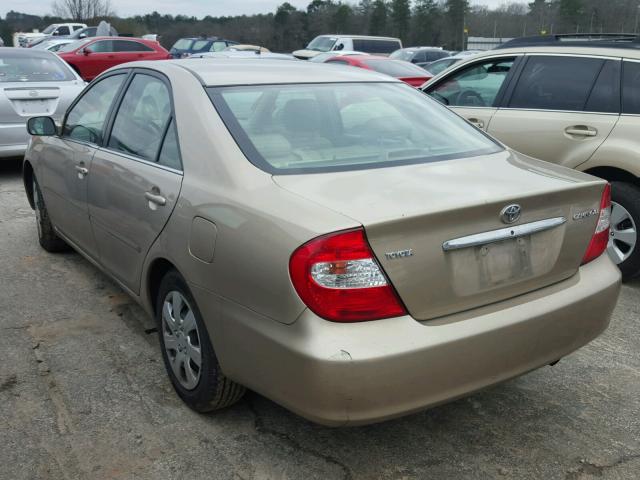 4T1BE32KX4U364589 - 2004 TOYOTA CAMRY LE BEIGE photo 3