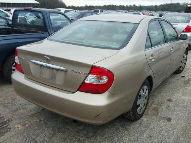 4T1BE32KX4U364589 - 2004 TOYOTA CAMRY LE ბეჟი ფოტო 4