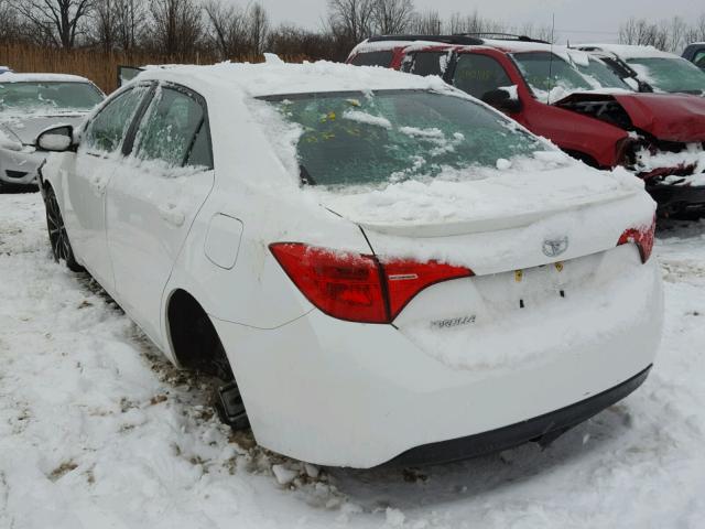 2T1BURHE2HC887586 - 2017 TOYOTA COROLLA L WHITE photo 3