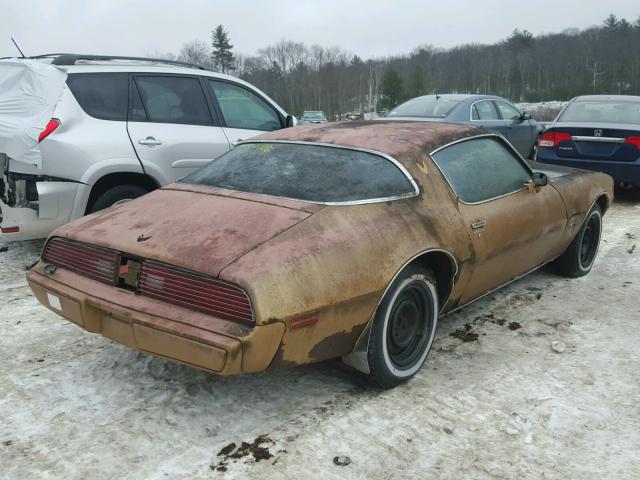 2T87Y9N194735 - 1979 PONTIAC FIREBIRD BROWN photo 4