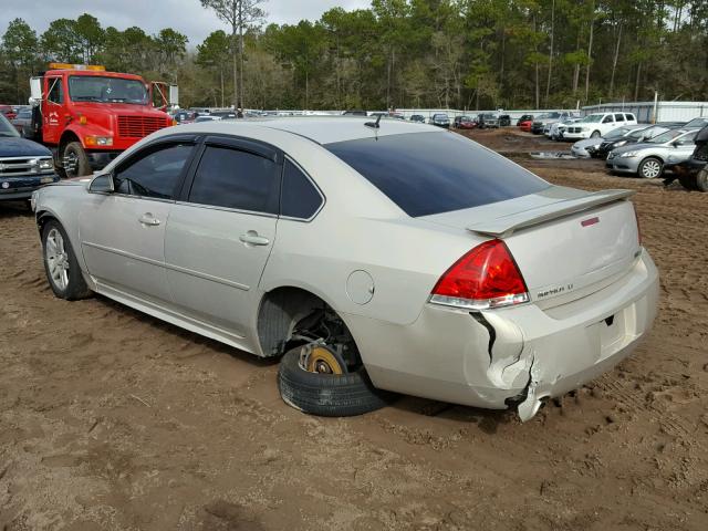 2G1WB5E33C1195274 - 2012 CHEVROLET IMPALA LT GOLD photo 3