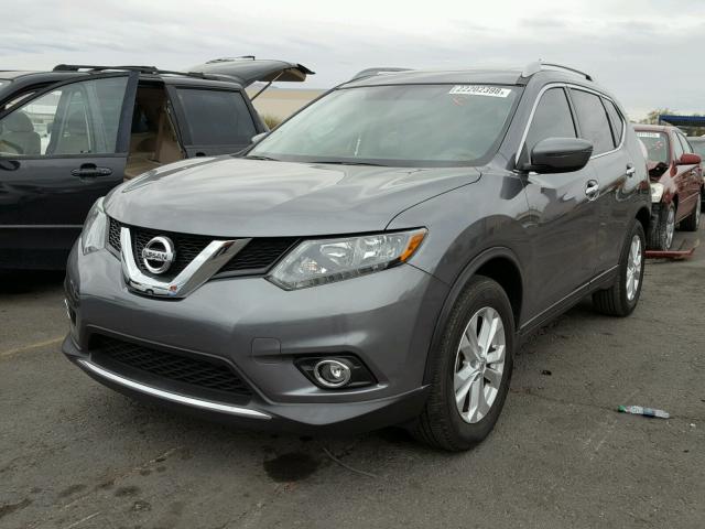 5N1AT2MTXGC810672 - 2016 NISSAN ROGUE S GRAY photo 2