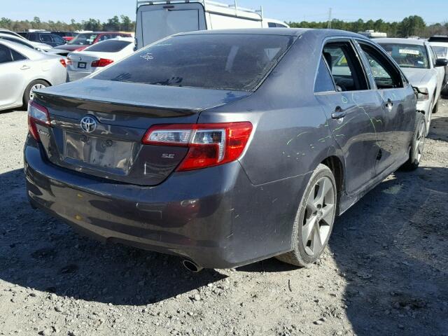 4T1BF1FK4EU731564 - 2014 TOYOTA CAMRY L GRAY photo 4