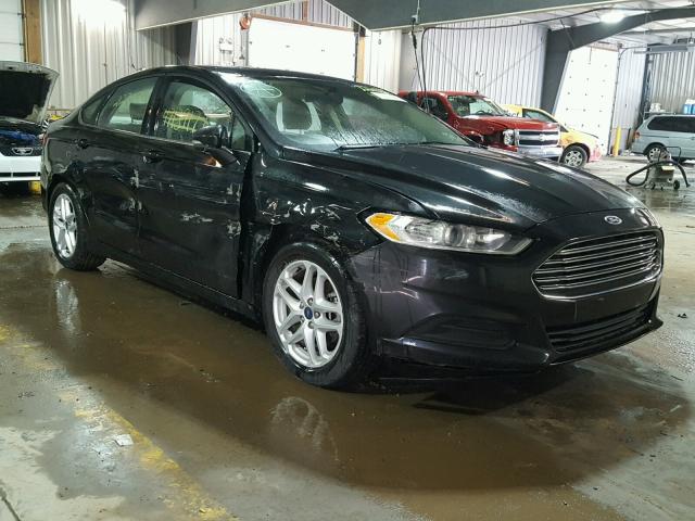 3FA6P0HDXER154421 - 2014 FORD FUSION SE GRAY photo 1