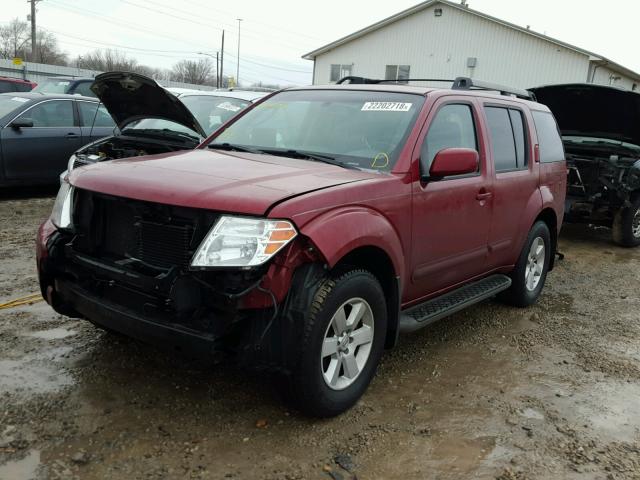 5N1AR18U18C616982 - 2008 NISSAN PATHFINDER RED photo 2