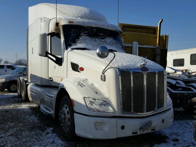 1XPBDP9X5ED234686 - 2014 PETERBILT 579 WHITE photo 1