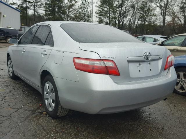 4T1BE46K48U769594 - 2008 TOYOTA CAMRY CE GRAY photo 3