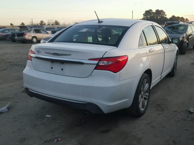 1C3CCBAB0DN670323 - 2013 CHRYSLER 200 LX WHITE photo 4