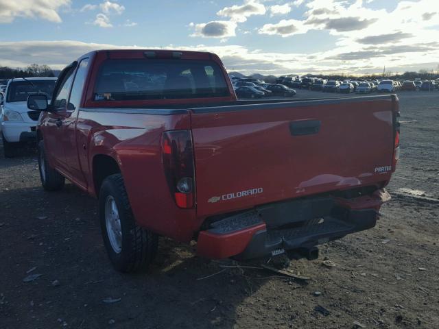 1GCCS198858275081 - 2005 CHEVROLET COLORADO RED photo 3