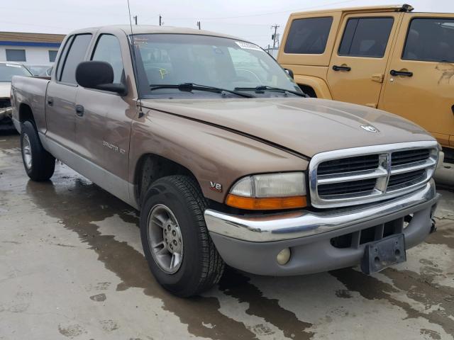 1B7GL2AN6YS693880 - 2000 DODGE DAKOTA QUA TAN photo 1