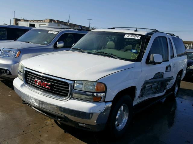 3GKEC16ZX2G308966 - 2002 GMC YUKON XL C WHITE photo 2