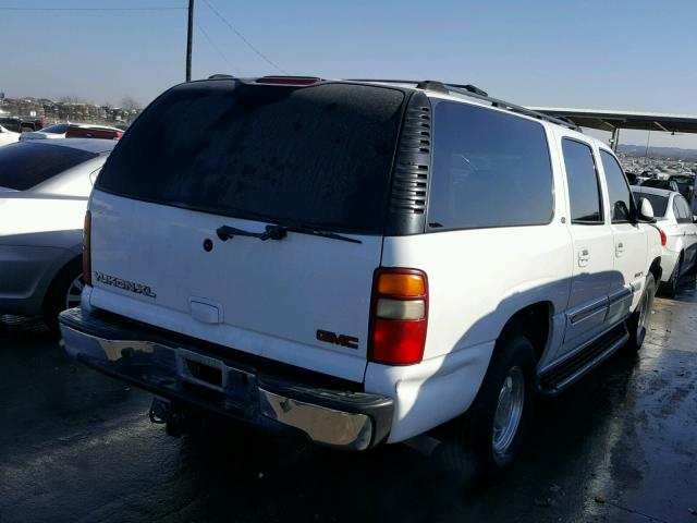 3GKEC16ZX2G308966 - 2002 GMC YUKON XL C WHITE photo 4