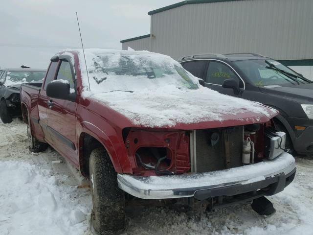 1GTDT196748139197 - 2004 GMC CANYON RED photo 1