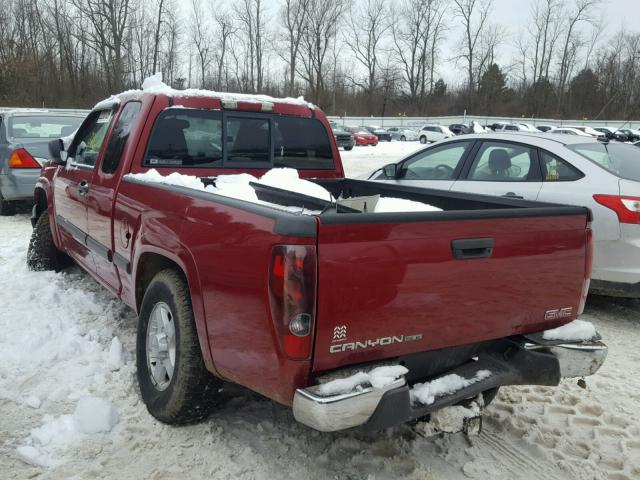 1GTDT196748139197 - 2004 GMC CANYON RED photo 3