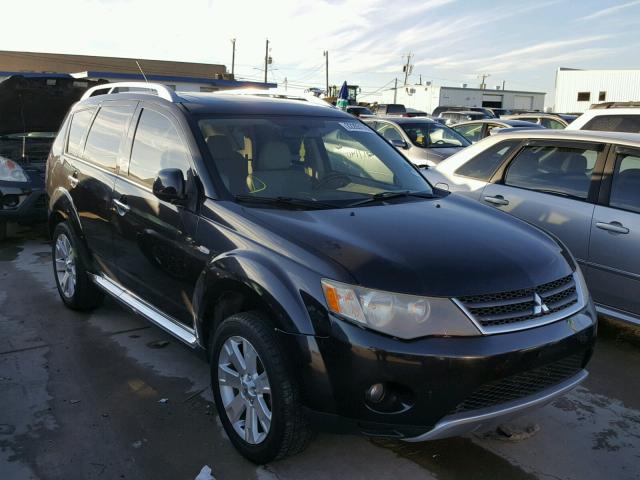 JA4LS31W58Z011606 - 2008 MITSUBISHI OUTLANDER BLACK photo 1