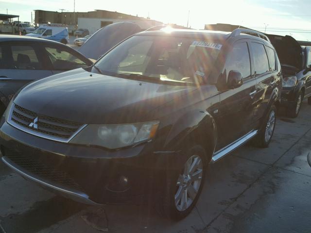 JA4LS31W58Z011606 - 2008 MITSUBISHI OUTLANDER BLACK photo 2