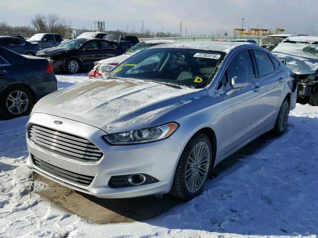 3FA6P0H99DR284085 - 2013 FORD FUSION SE SILVER photo 2