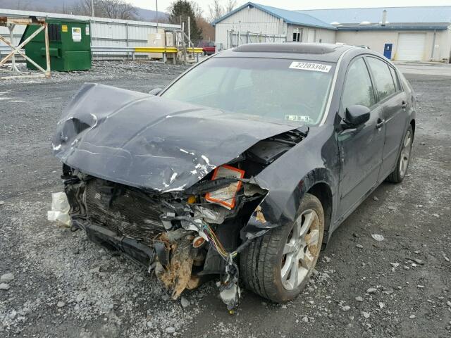 1N4BA41E28C815954 - 2008 NISSAN MAXIMA SE BLACK photo 2