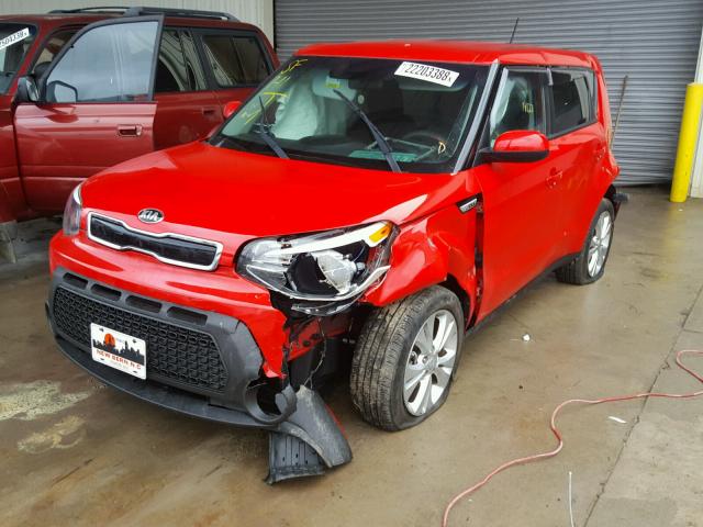 KNDJP3A50F7751322 - 2015 KIA SOUL + RED photo 2