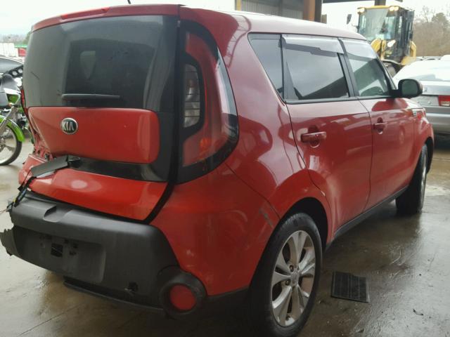 KNDJP3A50F7751322 - 2015 KIA SOUL + RED photo 4