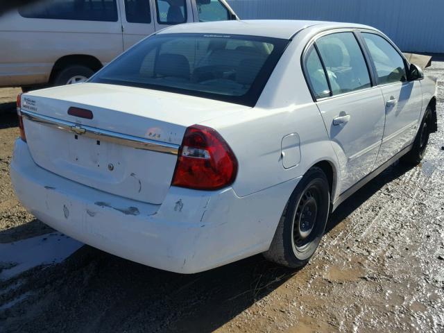 1G1ZS58F67F134857 - 2007 CHEVROLET MALIBU LS WHITE photo 4