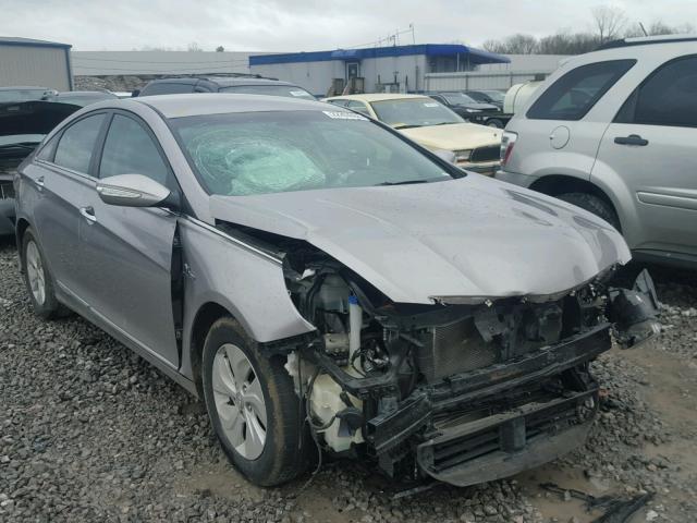 KMHEC4A45DA066030 - 2013 HYUNDAI SONATA HYB SILVER photo 1