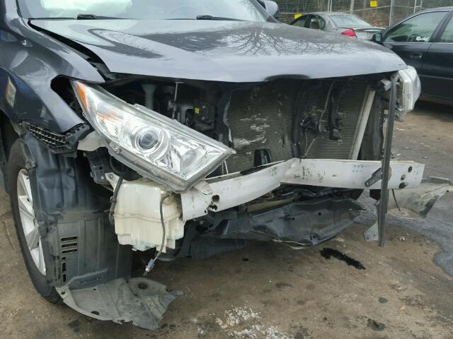 5TDZK3EH7BS042716 - 2011 TOYOTA HIGHLANDER CHARCOAL photo 9