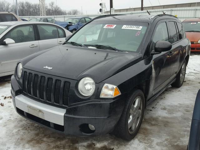 1J8FT57WX7D116973 - 2007 JEEP COMPASS LI BLACK photo 2