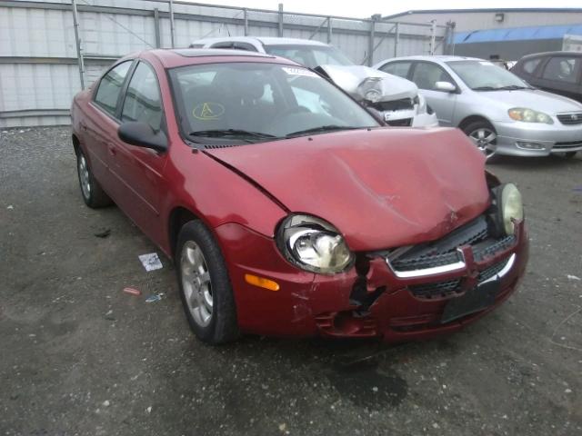 1B3ES56C93D234974 - 2003 DODGE NEON SXT RED photo 1