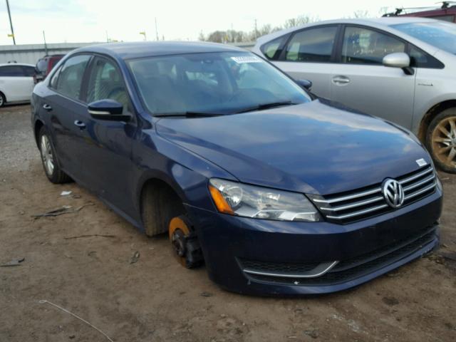 1VWAS7A36EC067320 - 2014 VOLKSWAGEN PASSAT S BLUE photo 1