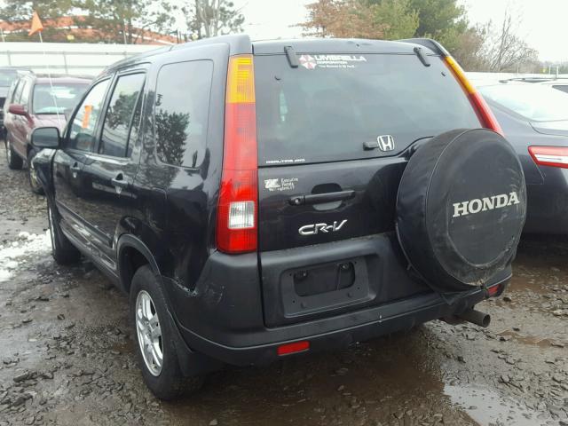 SHSRD78884U203538 - 2004 HONDA CR-V EX BLACK photo 3