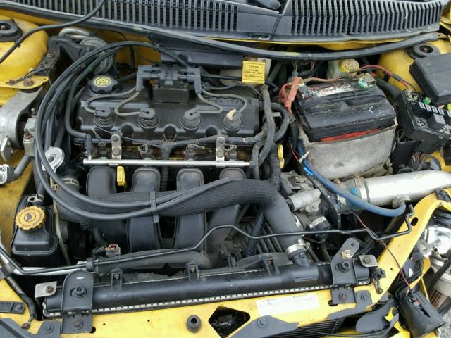 1B3ES56C13D177833 - 2003 DODGE NEON SXT YELLOW photo 7