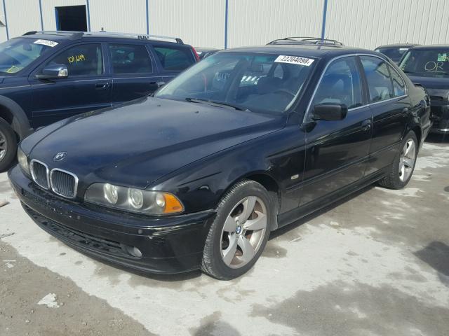 WBADT43462GY97881 - 2002 BMW 525 I AUTO BLACK photo 2