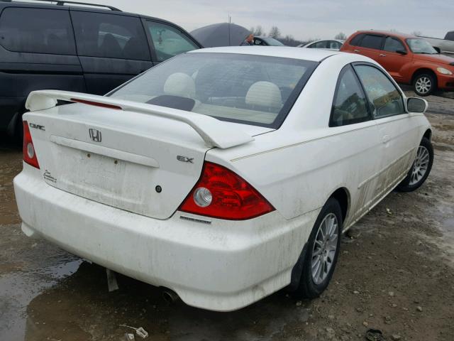 1HGEM22955L003114 - 2005 HONDA CIVIC EX თეთრი ფოტო 4