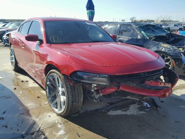 2C3CDXCT9FH741630 - 2015 DODGE CHARGER R/ RED photo 1