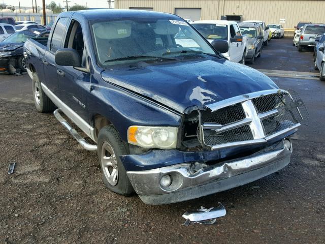 1D7HA18N73S162888 - 2003 DODGE RAM 1500 S BLUE photo 1