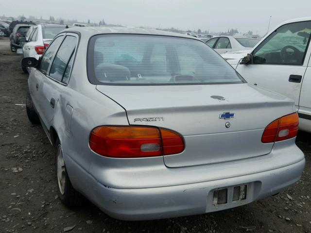 1Y1SK52892Z407974 - 2002 CHEVROLET GEO PRIZM SILVER photo 3